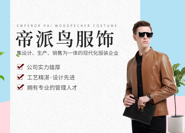 广州帝派啄木鸟服饰有限公司官网——帝派鸟,男士T恤,羽绒服销售